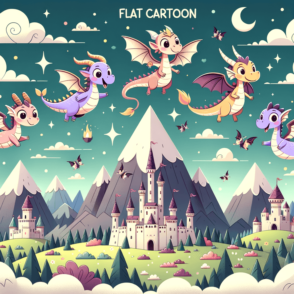 Magical Dragon Land Painting By Numbers Kit