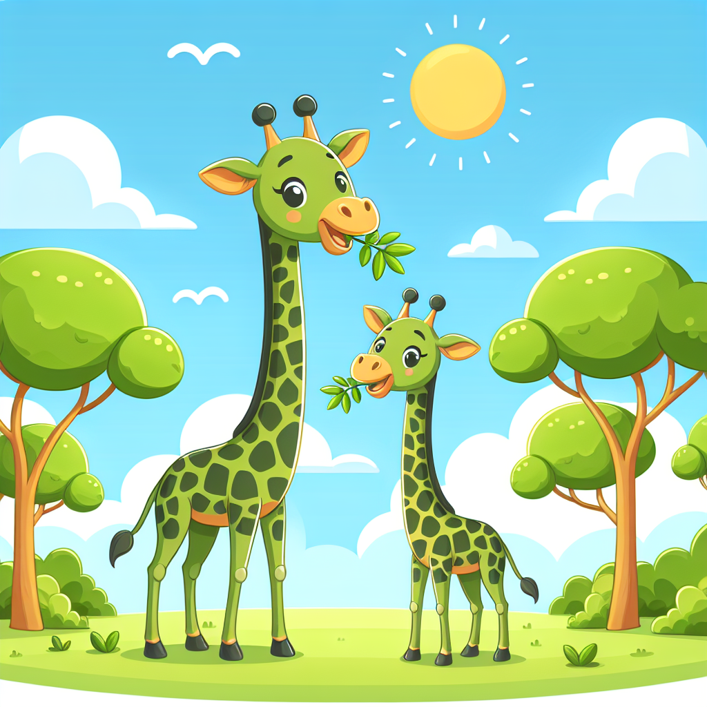 Whimsical Giraffes Paint By Number