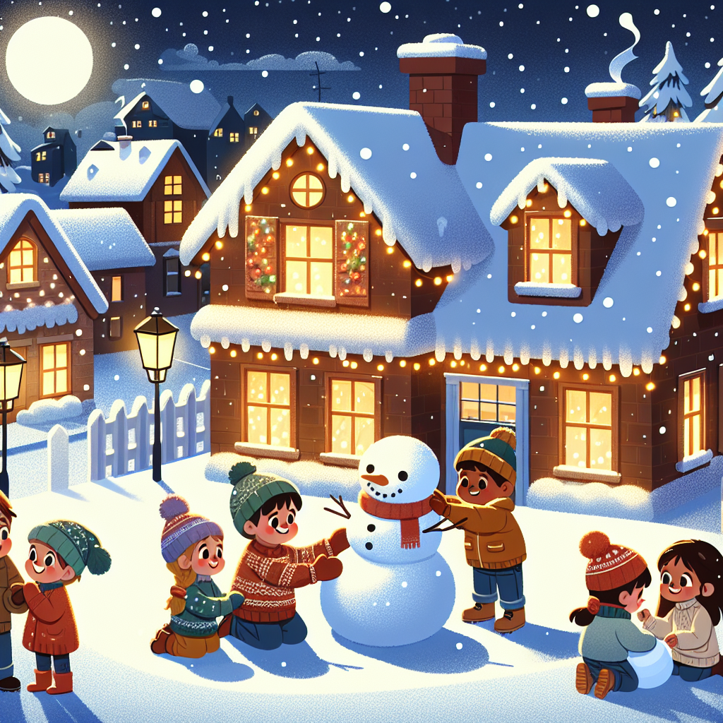 Cozy Winter Nights Number Painting