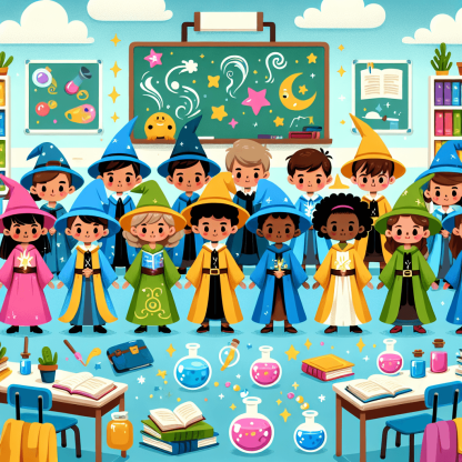 Magic School Of Spells Painting By Numbers Kit