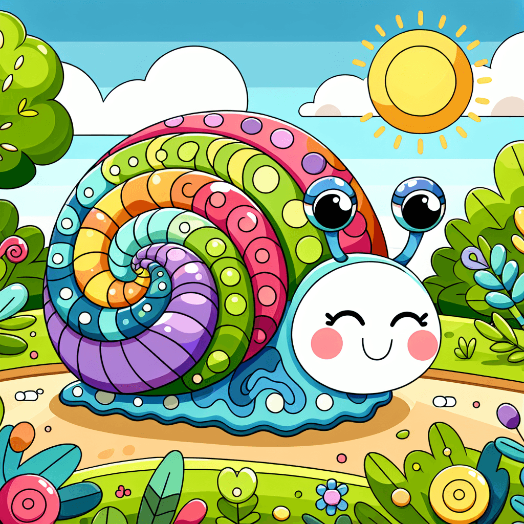 Doodle Snail Numbered Painting Kits