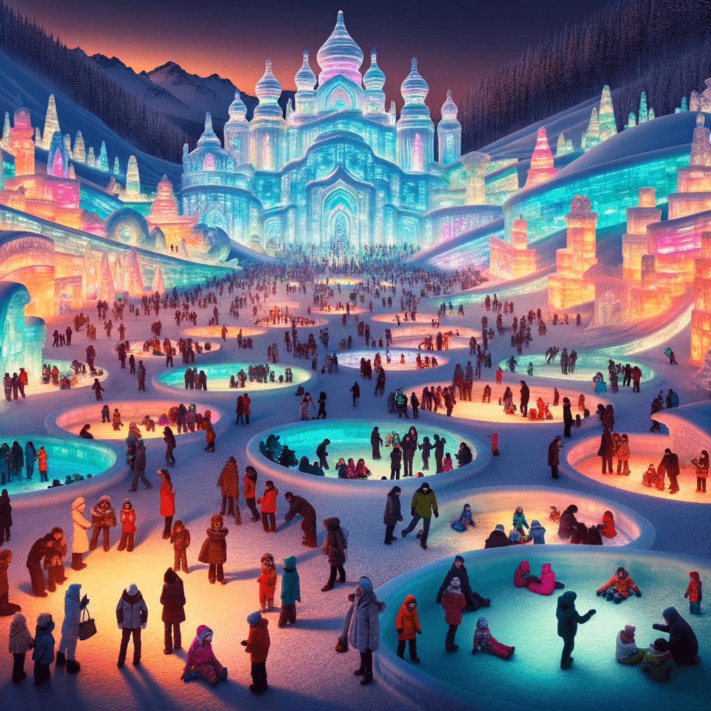 Snow Sculpture Festival - China Paint By Numbers Art