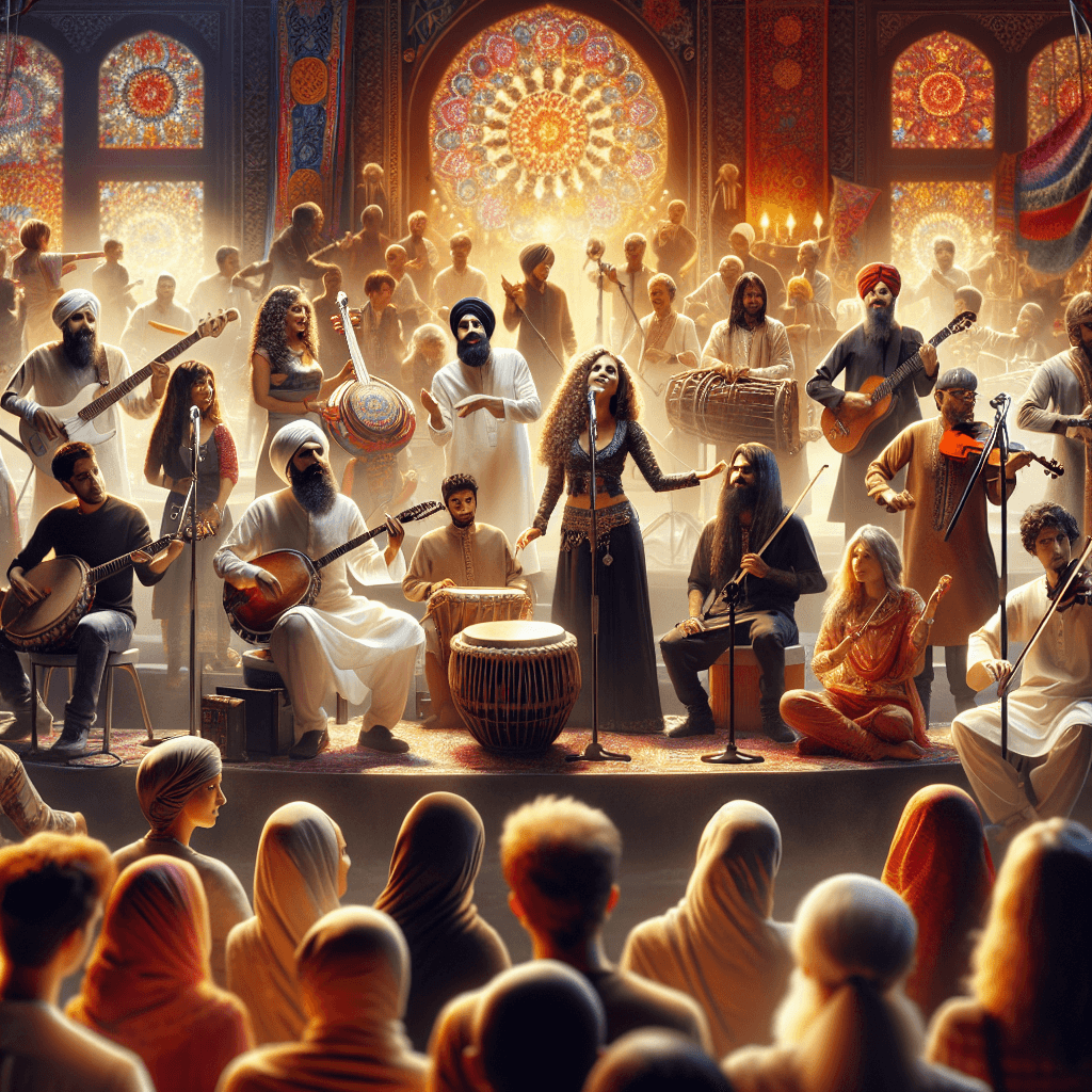 World Festival Of Sacred Music Painting Number Kit