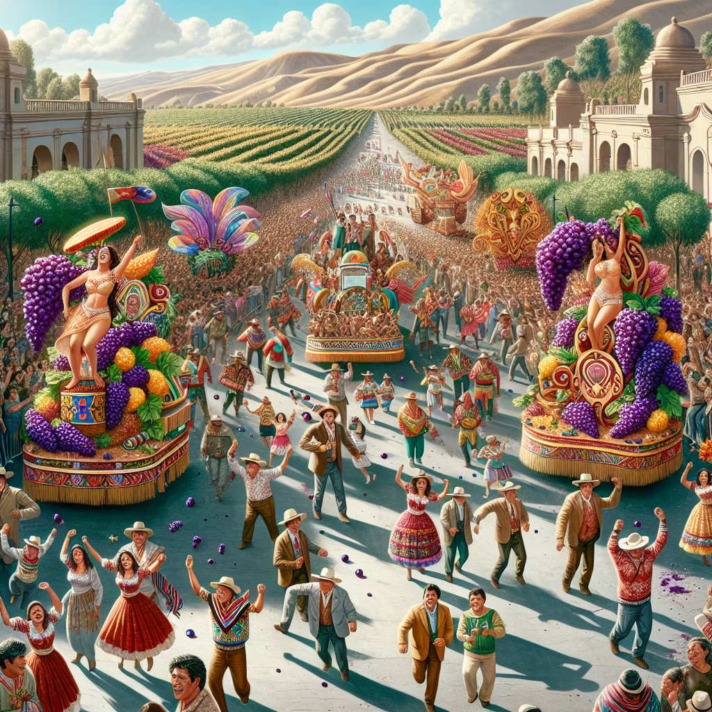 Fiesta De La Vendimia - Peru Paint By Numbers Kits