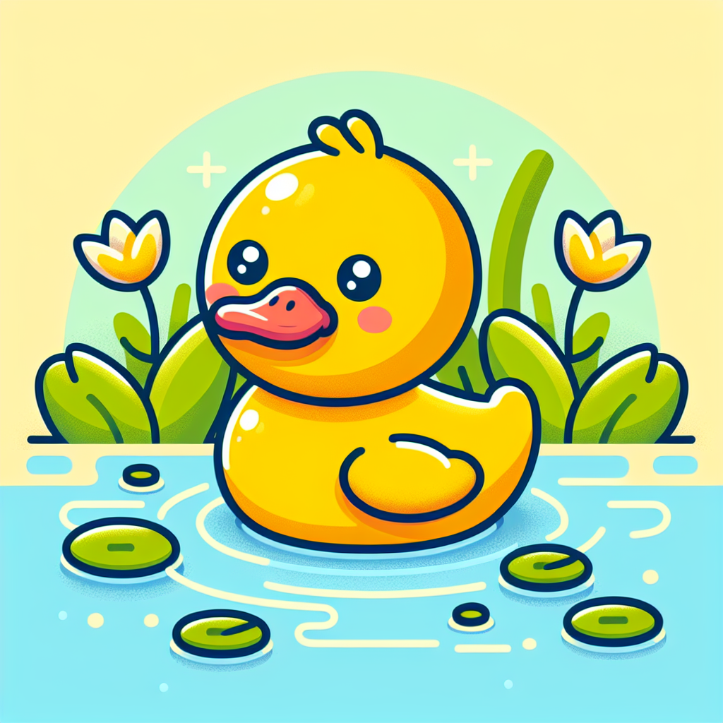 Delightful Duck Paint By Numbers