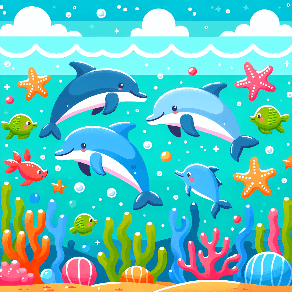 Undersea Friends Paint By Color