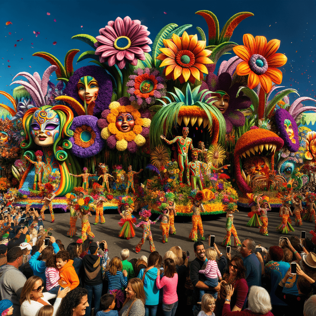 Carnival Of Flowers Number Painting
