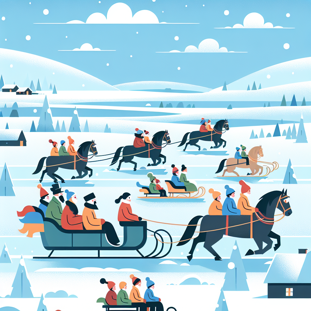 Winter Sleigh Ride Painting By Numbers Kit