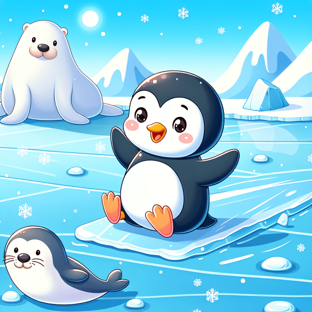 Playful Polar Animals Paint By Number