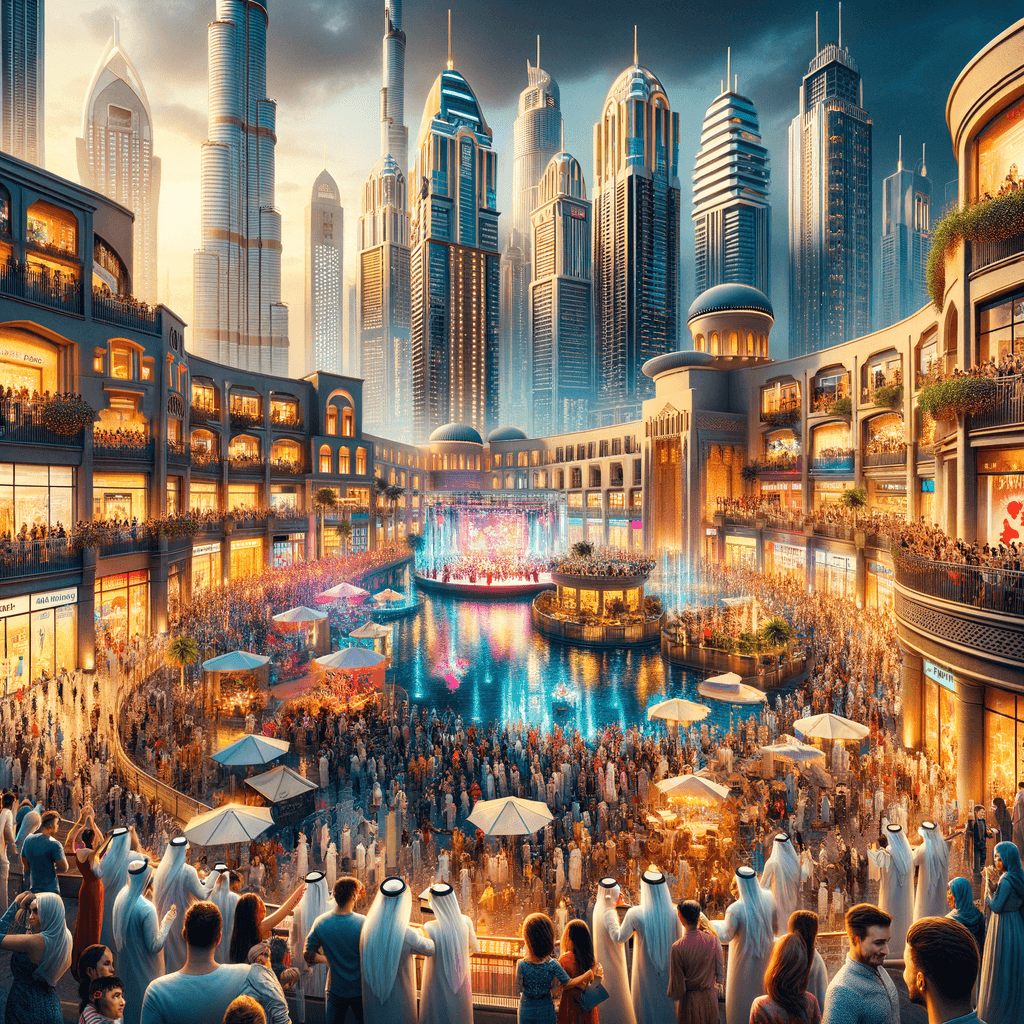 Dubai Shopping Festival - Dubai, UAE Number Painting