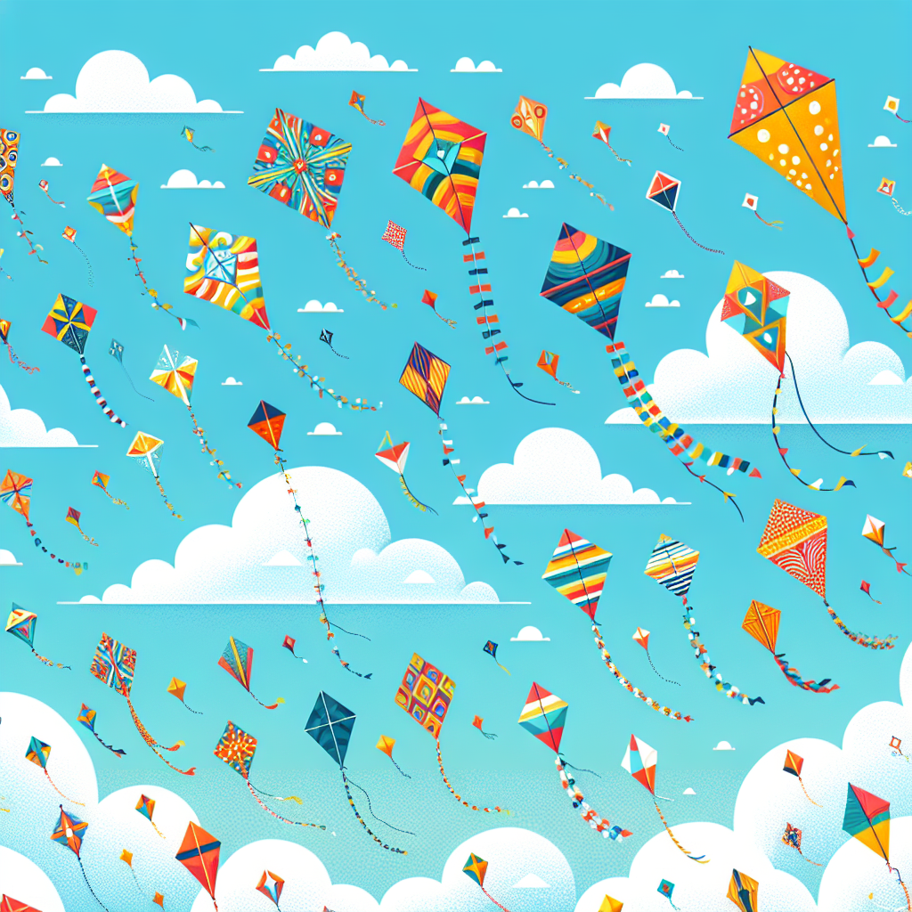 Soaring With Kites Paint By Number