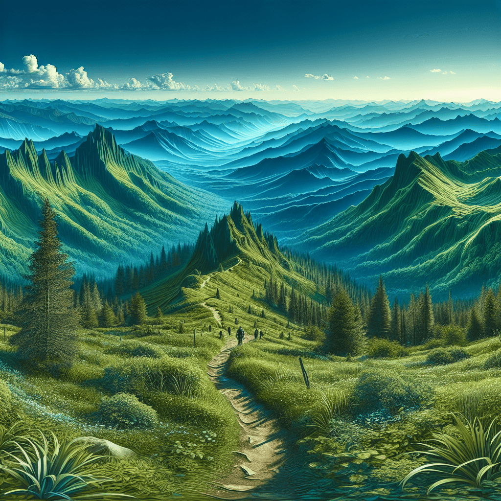 Inspiring Mountain Trail Paint By Numbers Kits