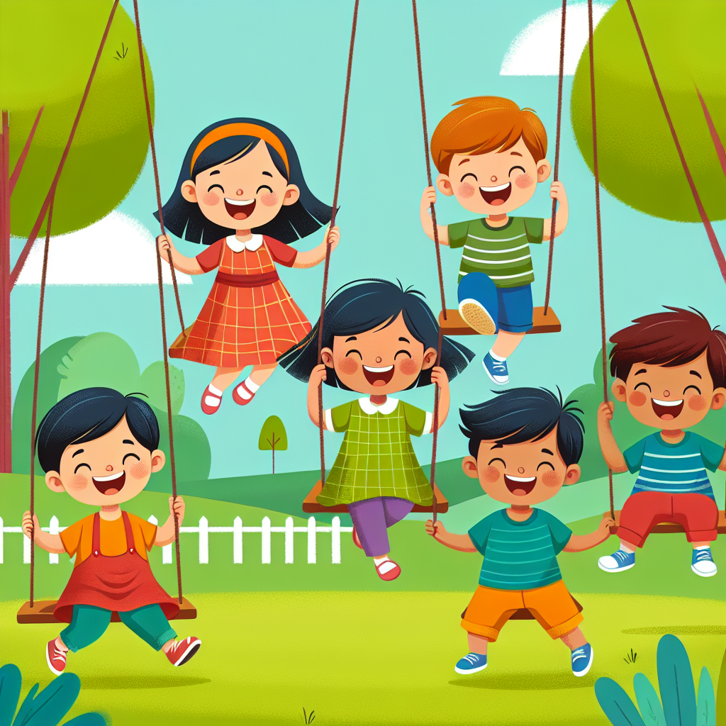 Joyful Playground Friends Painting By Numbers Kit