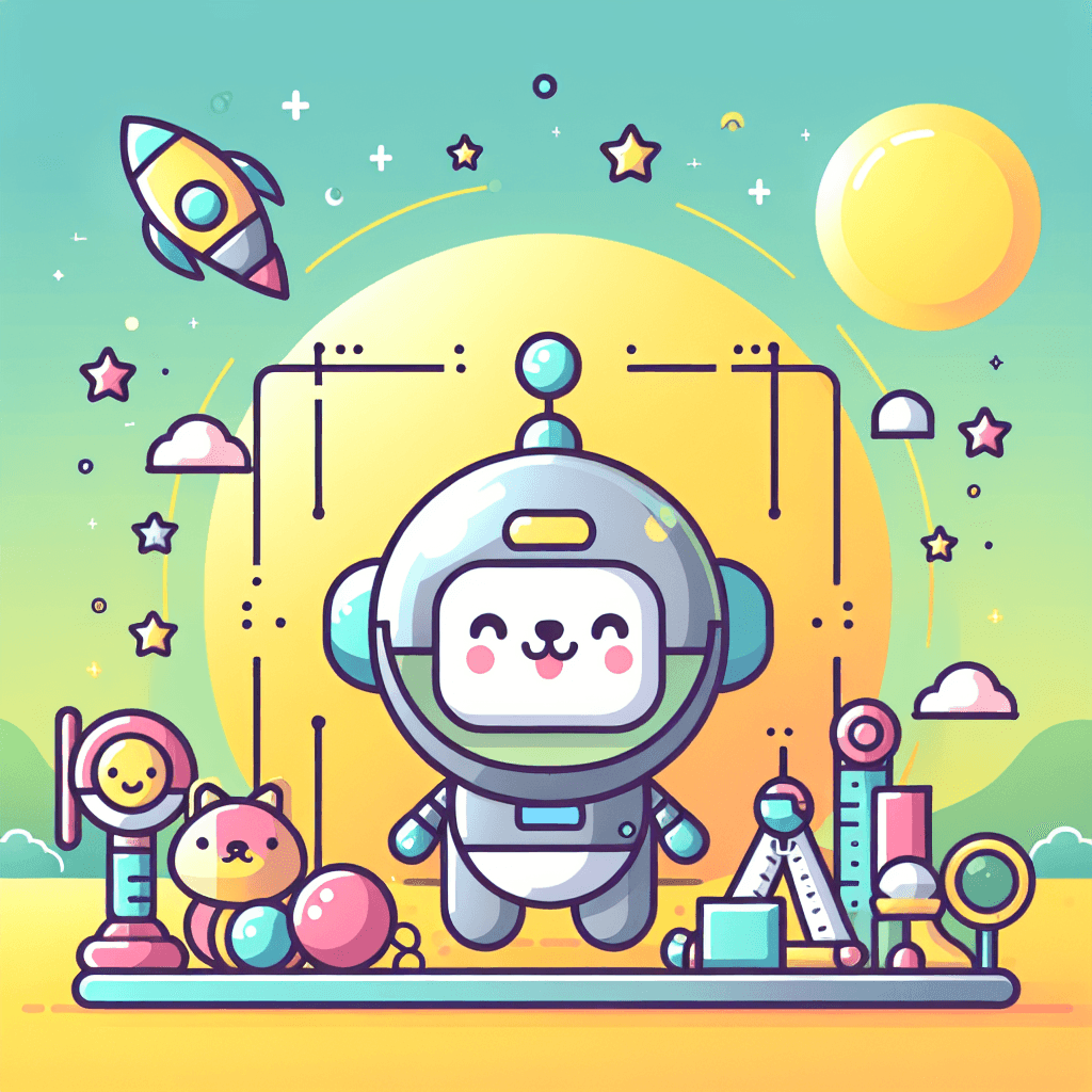 Merry Robot Pet Number Painting
