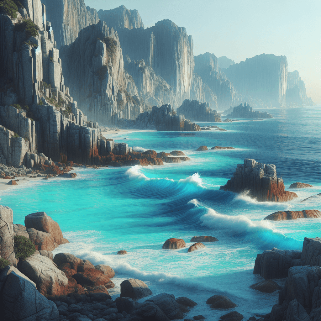 Harmonious Coastal Haven Number Painting