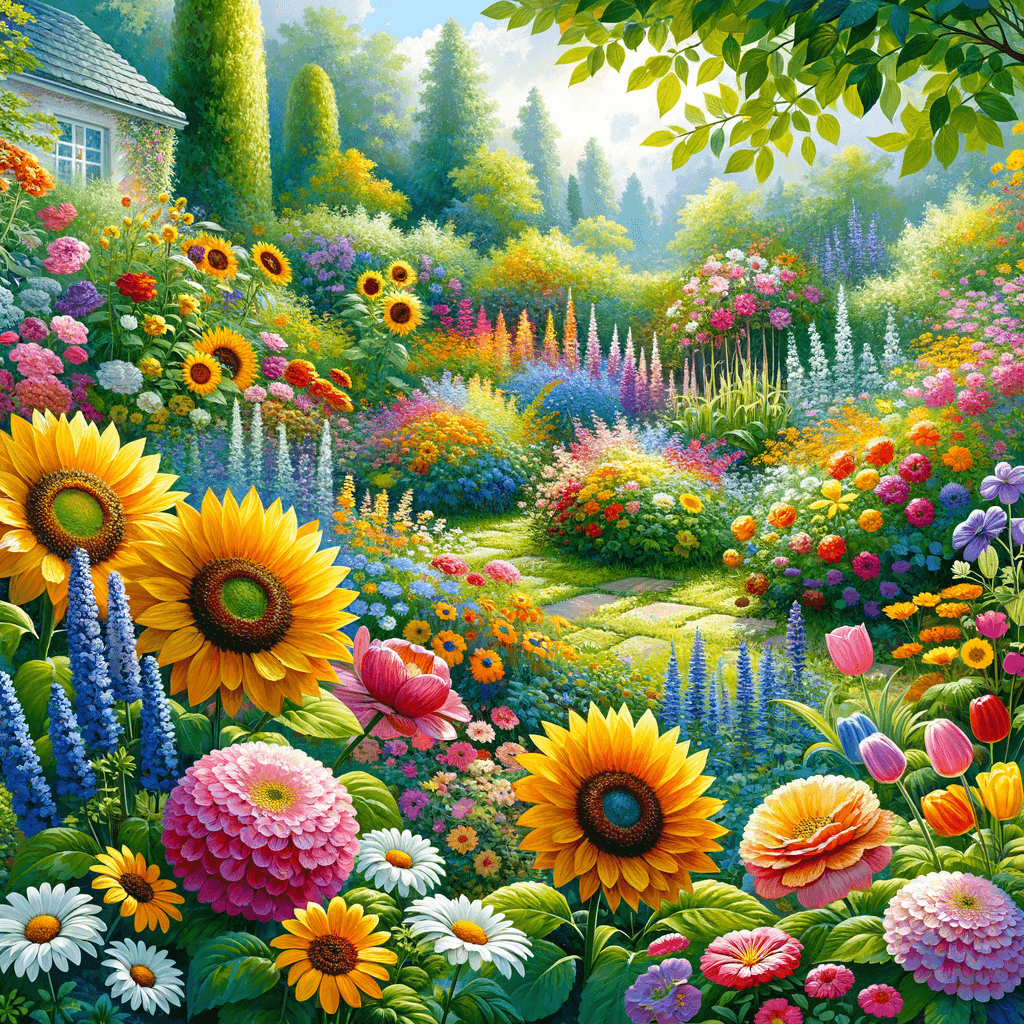 Summer Garden Bliss Painting By Numbers Kit