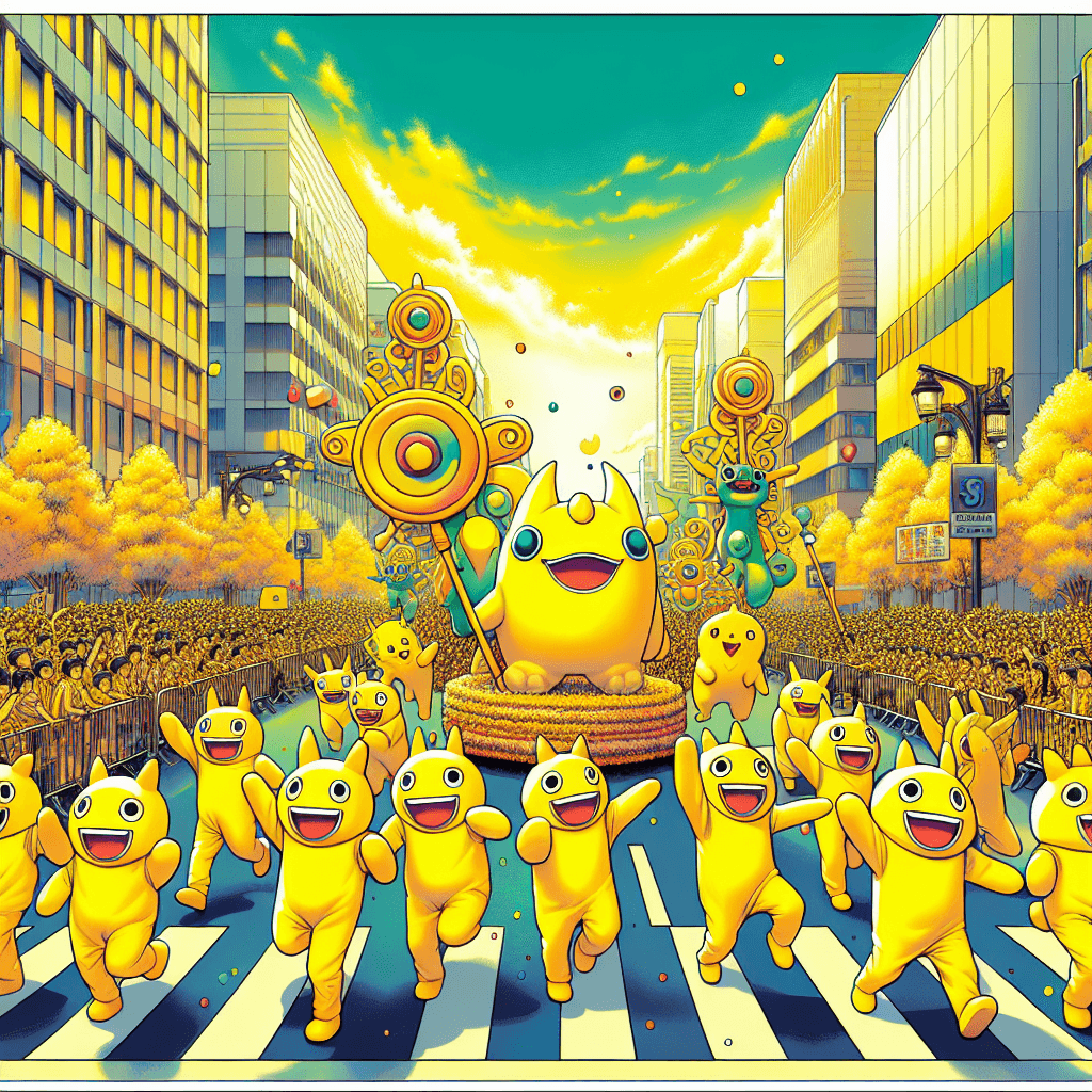 Yokohama Pikachu Outbreak - Japan Paint By Numbers Kits