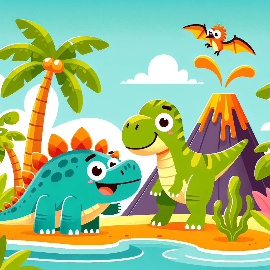 Dinosaur Island Painting Number Kit