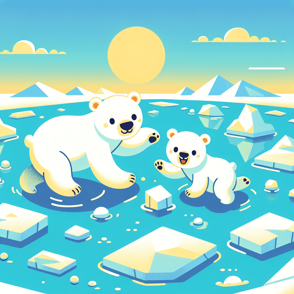 Artic Polar Bear Fun Paint By Number