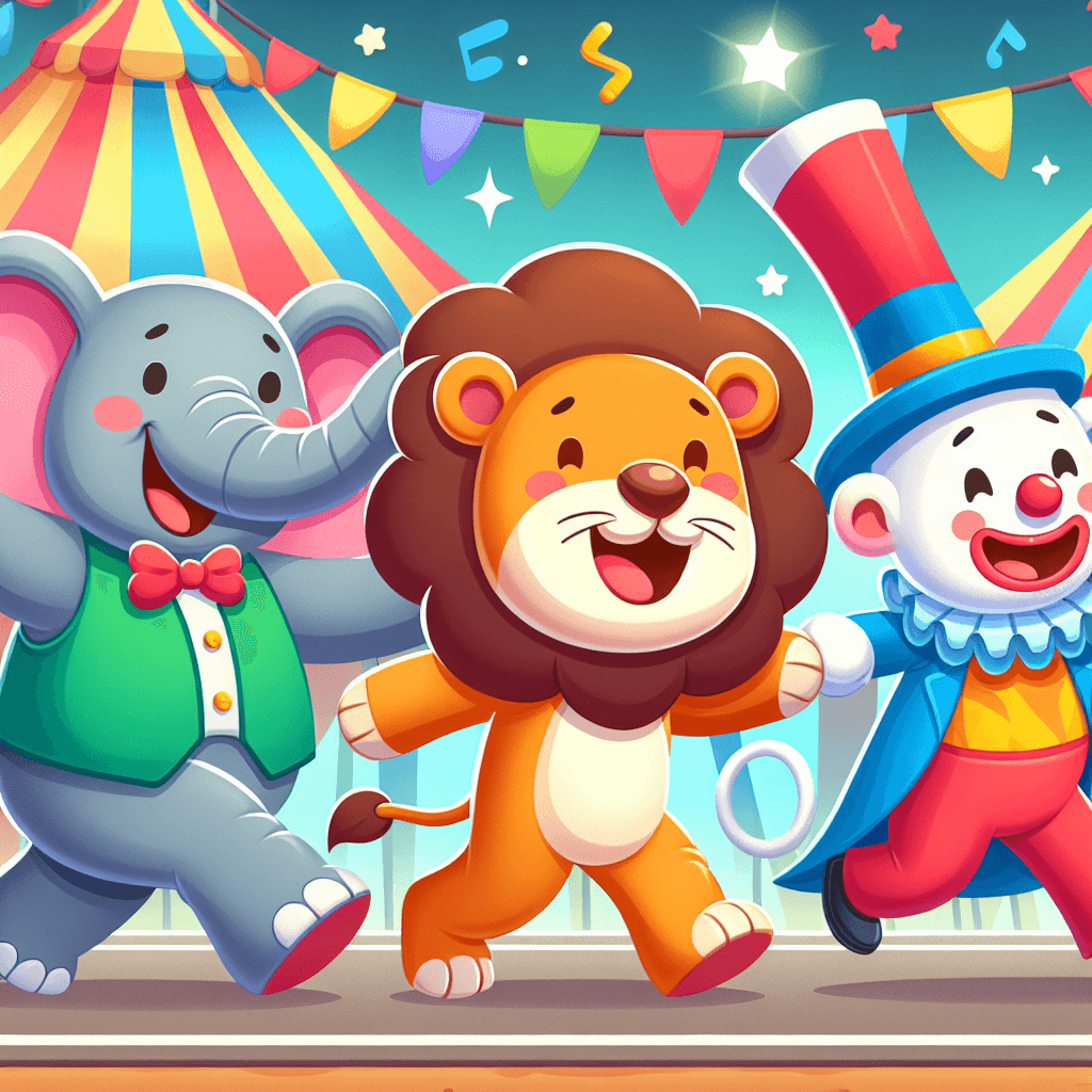 Friendly Circus Performers Paint By Numbers Art