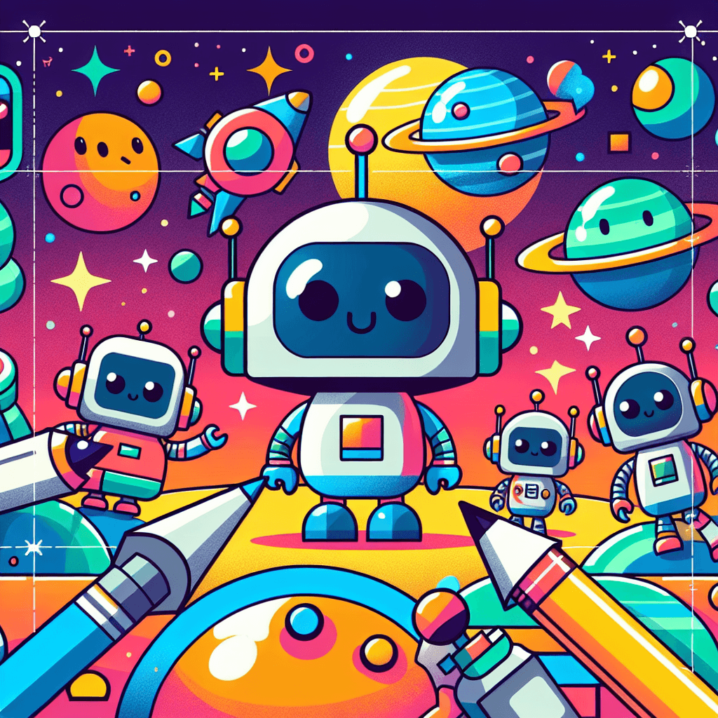 Robots On A Mission Numbered Painting Kits