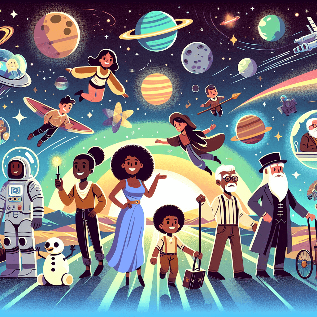 Space Time Travelers Paint By Number