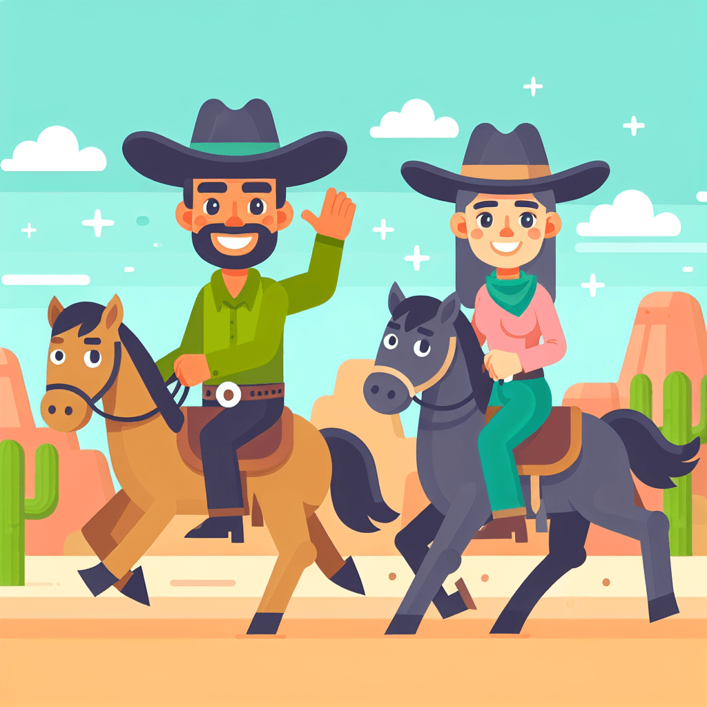 Wild West Adventure Ride Paint By Numbers Art