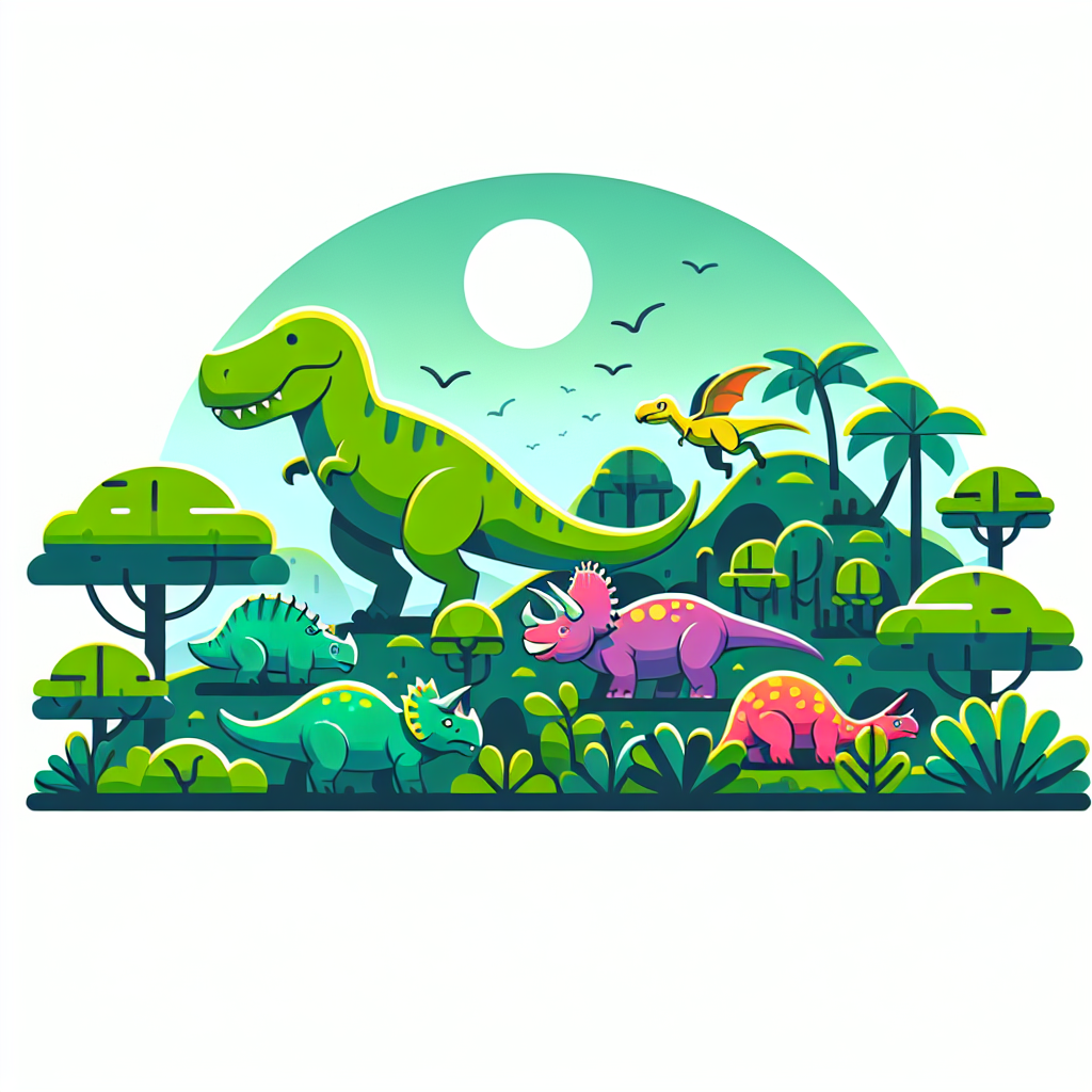 Dinosaur Jungle Trek Paint By Numbers Kits