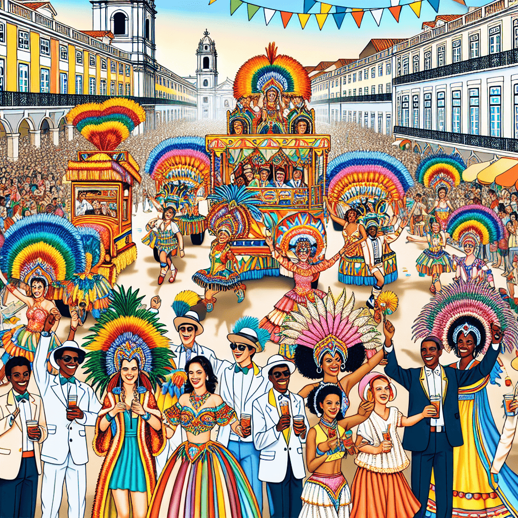 Lisbon Carnival - Portugal Paint By Color