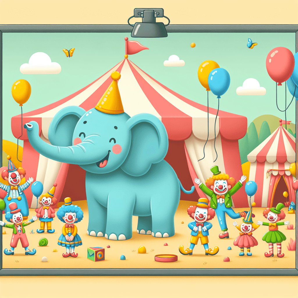 Circus Carnival Excitement Numbered Painting Kits