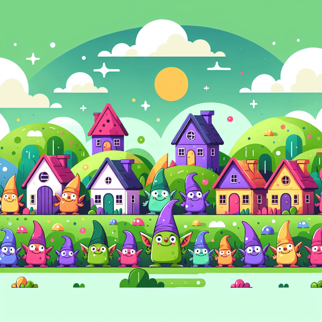 Giggling Goblin Village Paint By Number