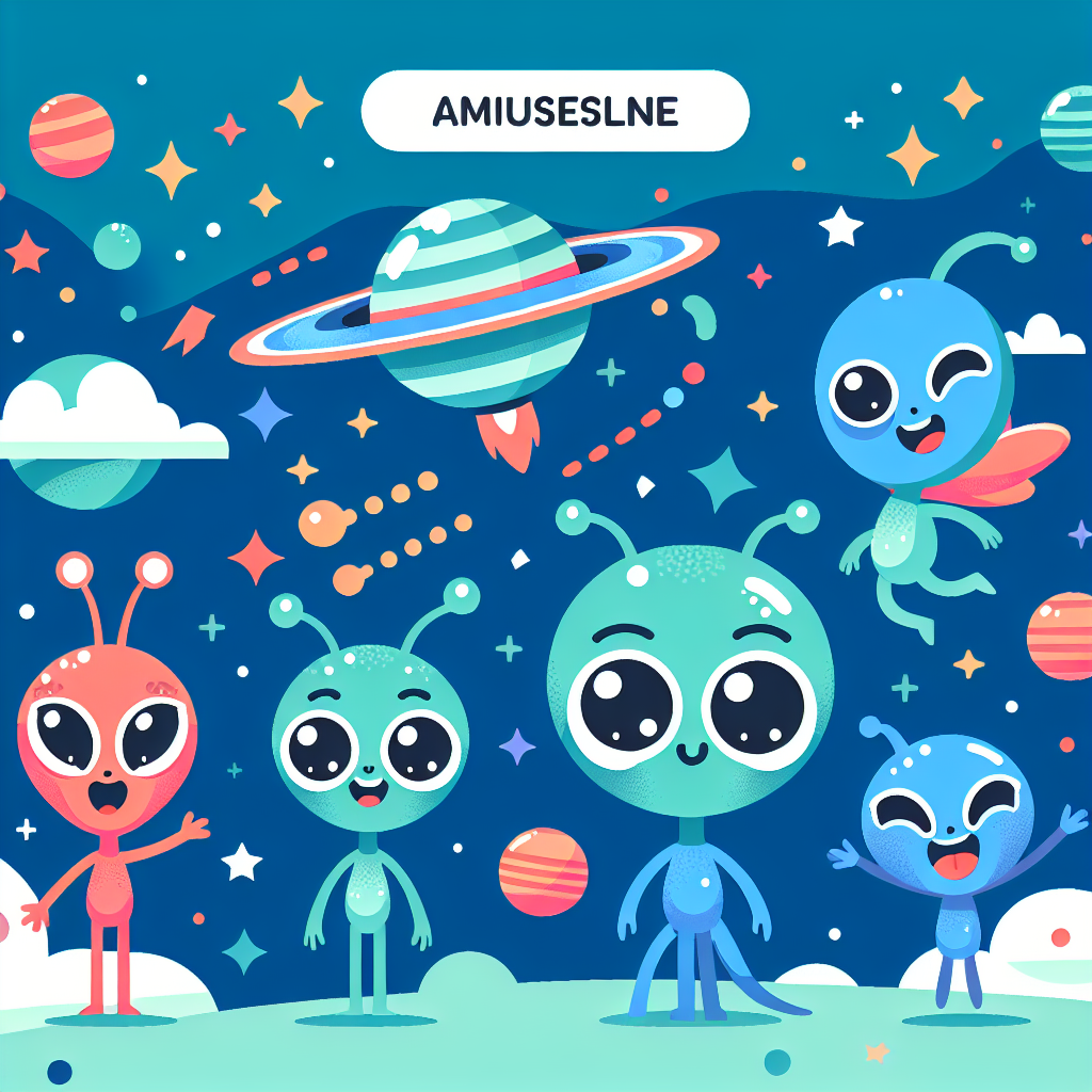 Funny Aliens DIY Paint By Numbers
