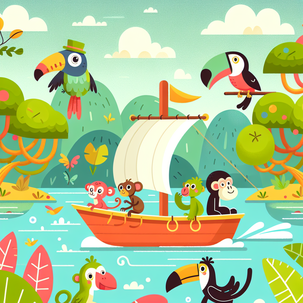 Jolly Jungle Cruise Number Painting