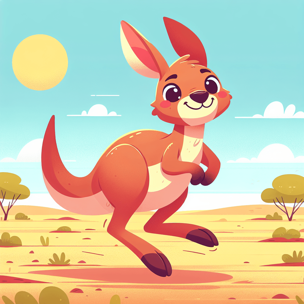 Kind Kangaroo Painting Number Kit