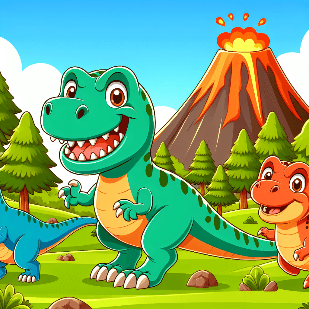 Dinosaur Exploration Expedition Paint By Number