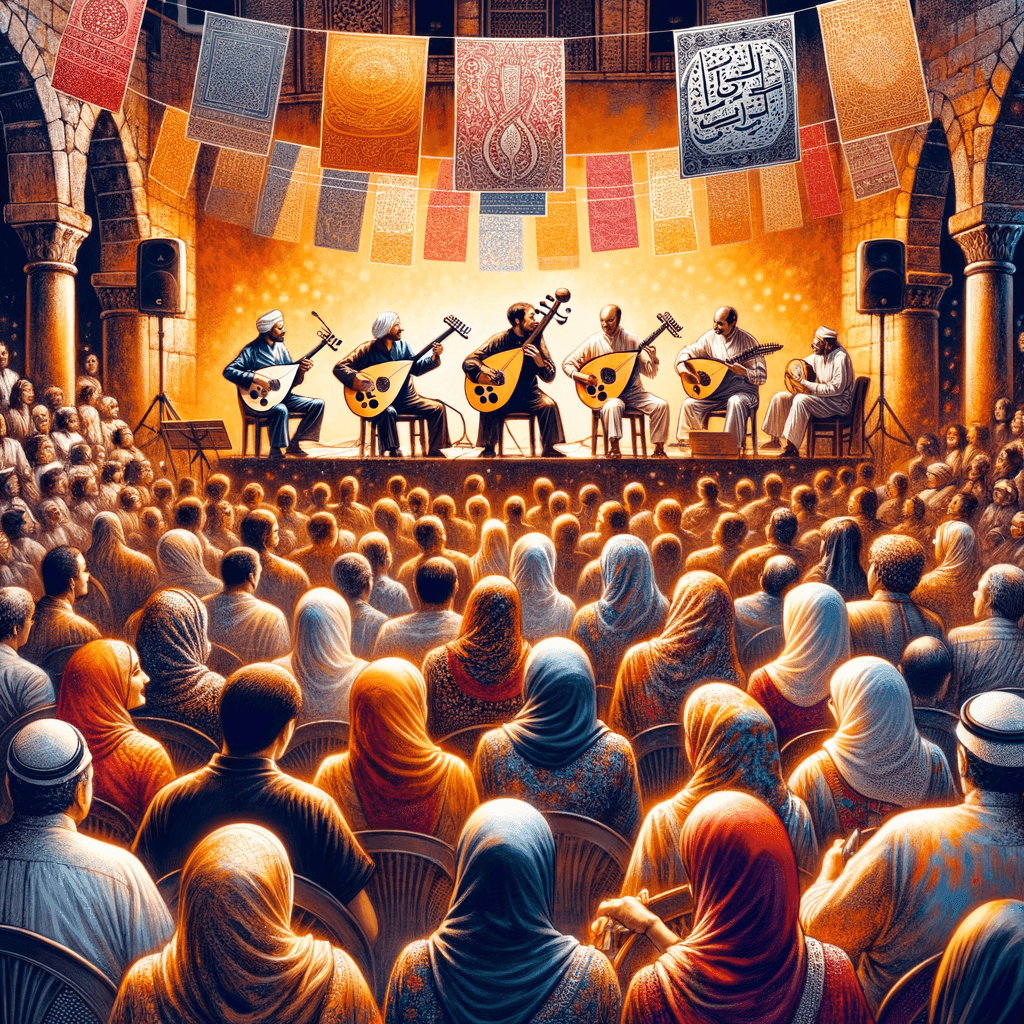 Oud Festival - Lebanon Painting By Numbers KitOud Festival - Lebanon - DIY Painting By Numbers Kit - Image 7