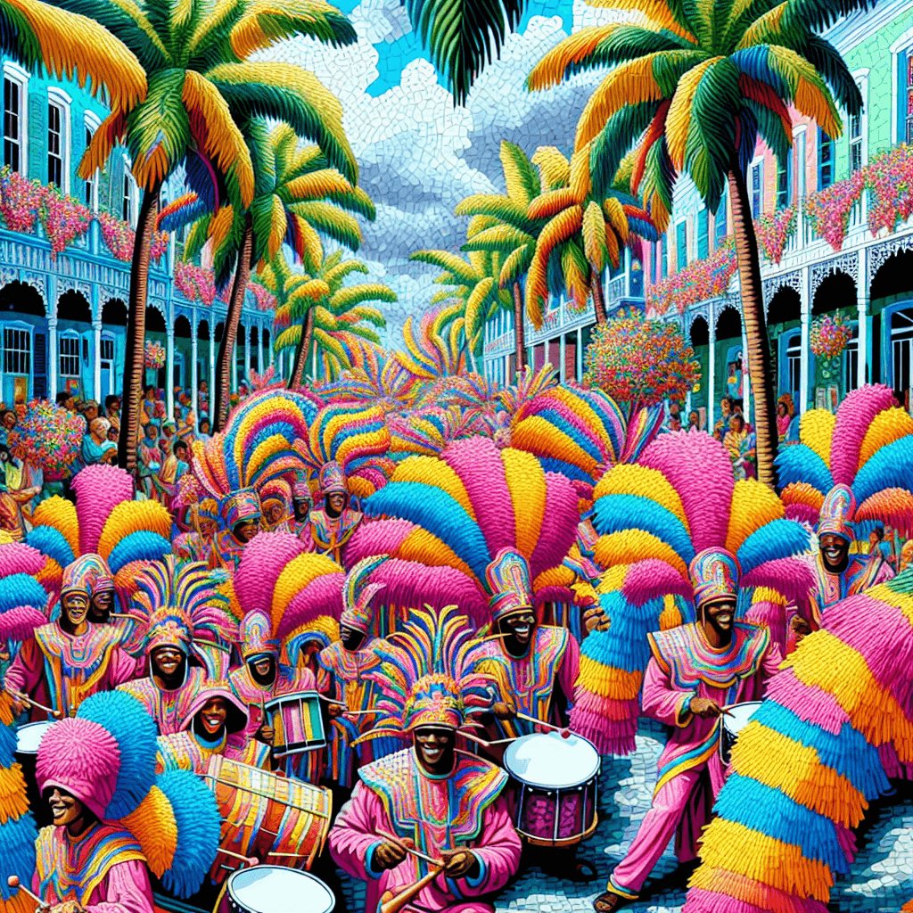 Junkanoo Festival - The Bahamas DIY Paint By Numbers