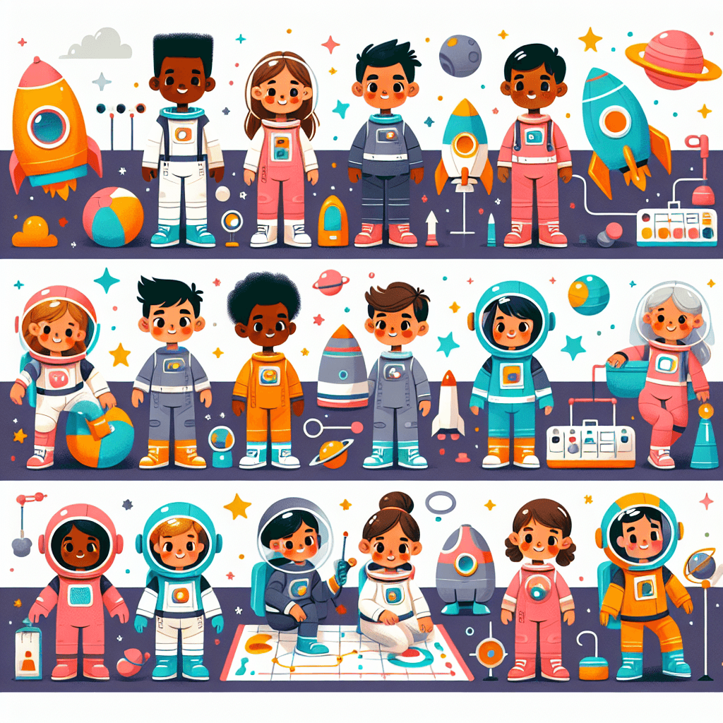 Space Cadet Training Numbered Painting Kits