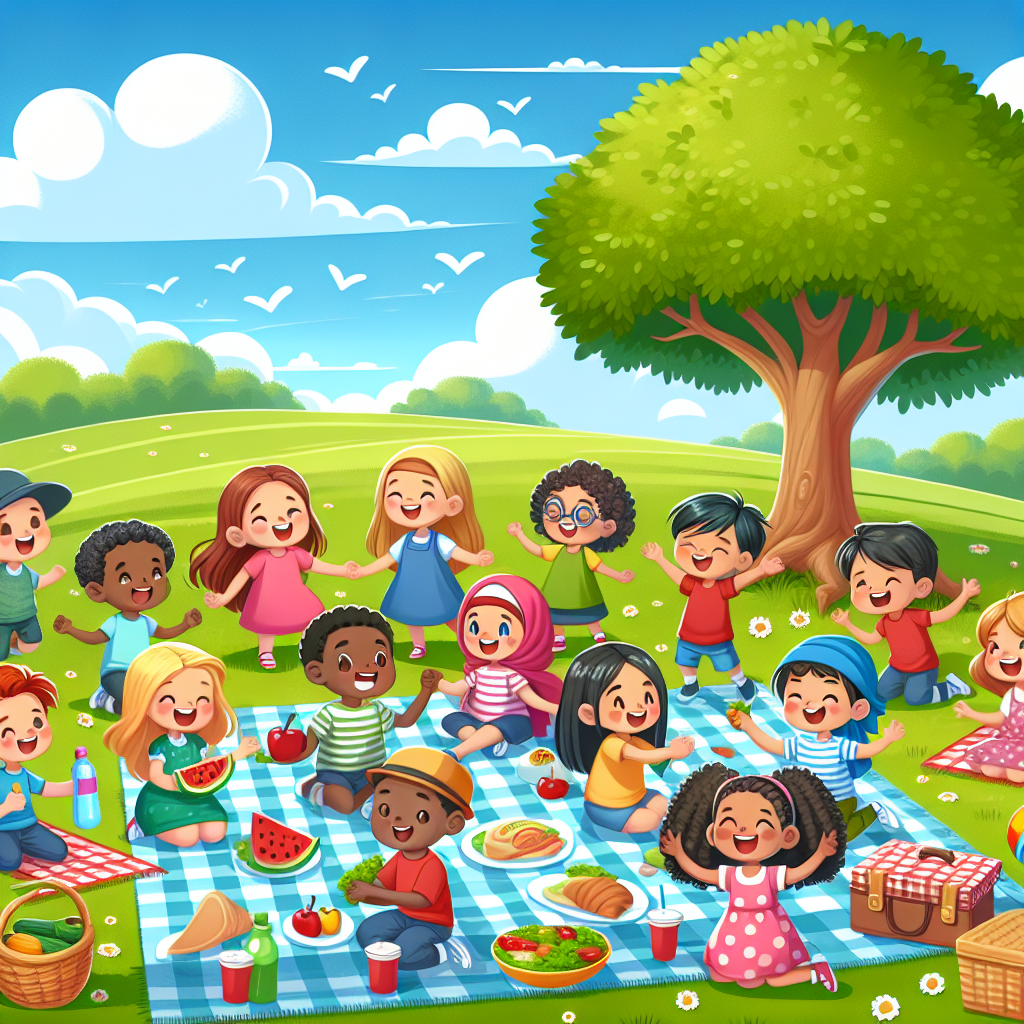 Sunshine Picnic Party DIY Paint By Numbers