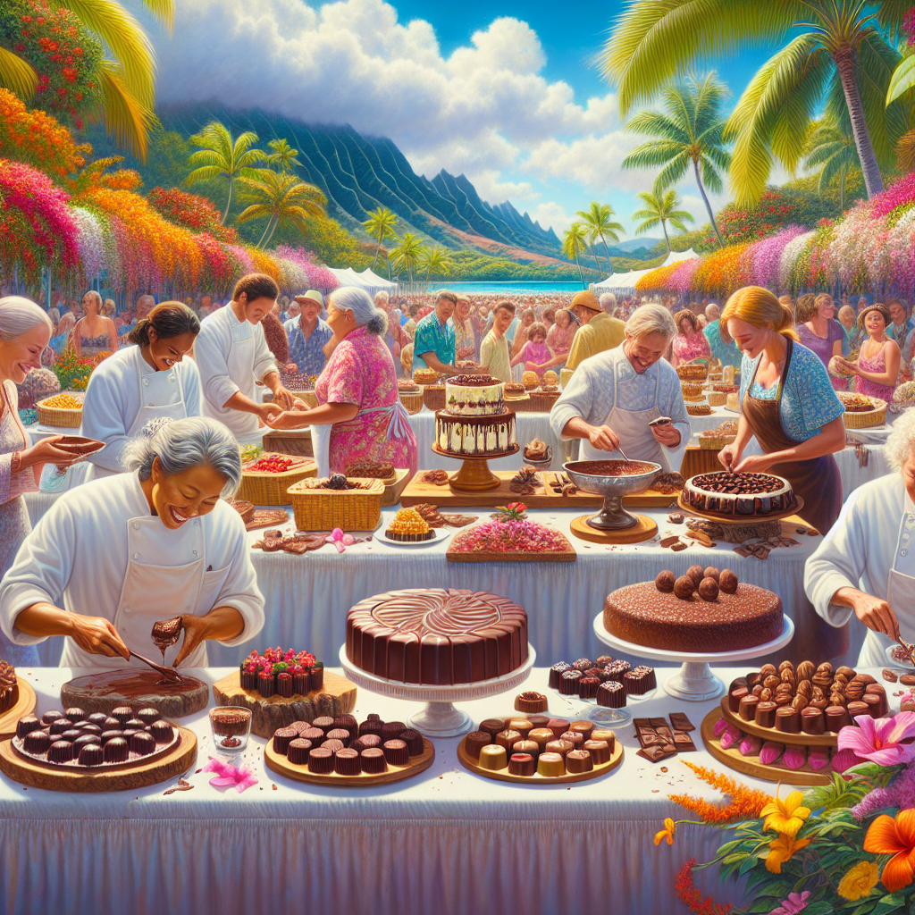 Kauai Chocolate Festival - Kauai, Hawaii, USA Paint By Numbers Kits