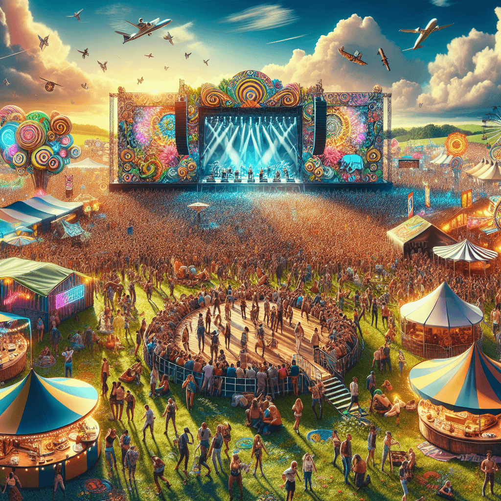 Isle Of Wight Festival - Newport, UK Painting By Numbers Kit