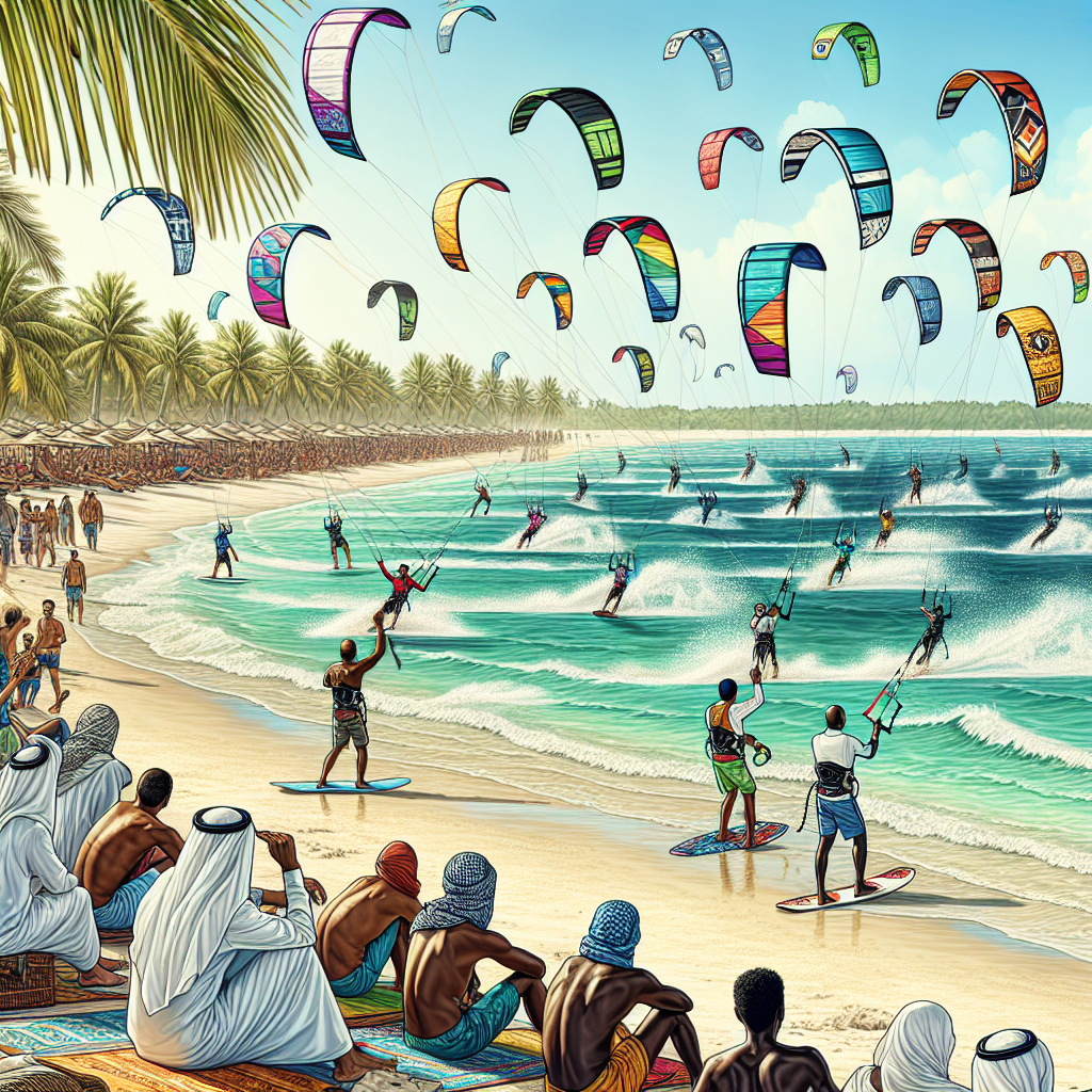 Kitesurfing World Cup - Mauritius DIY Paint By Numbers