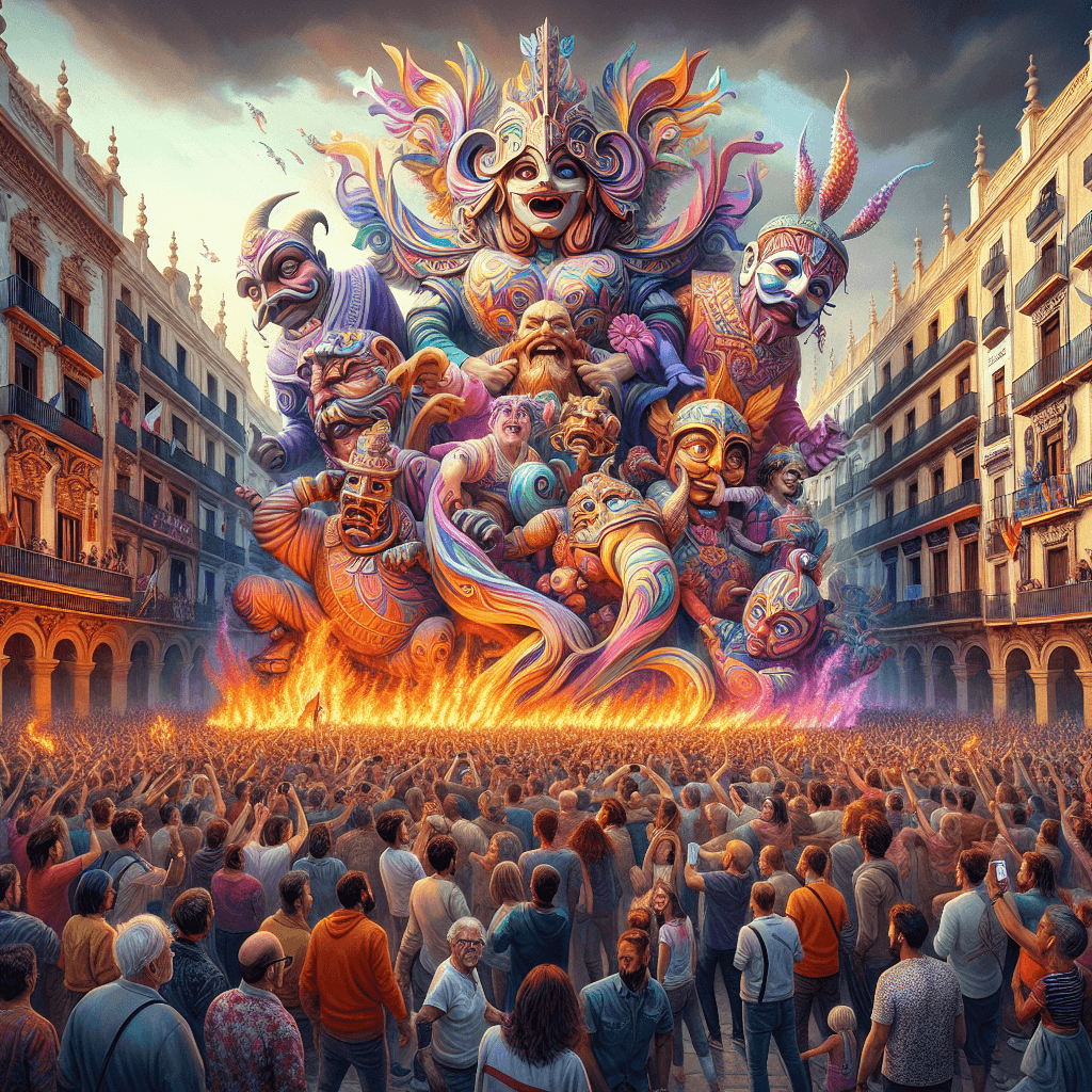 Valencia Fallas Festival Paint By Numbers