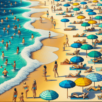 Vibrant Seaside Bliss Paint By Number