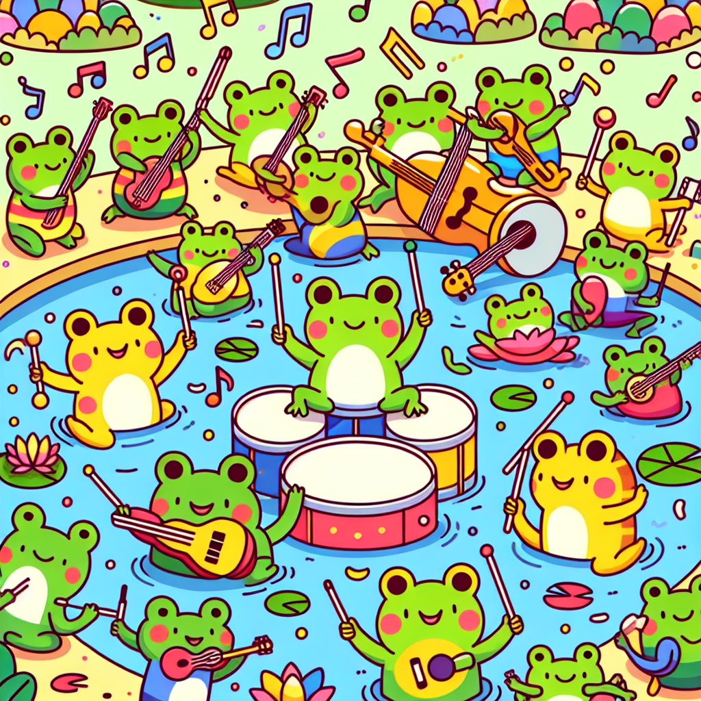 Hopping Frog Festival Numbered Painting Kits