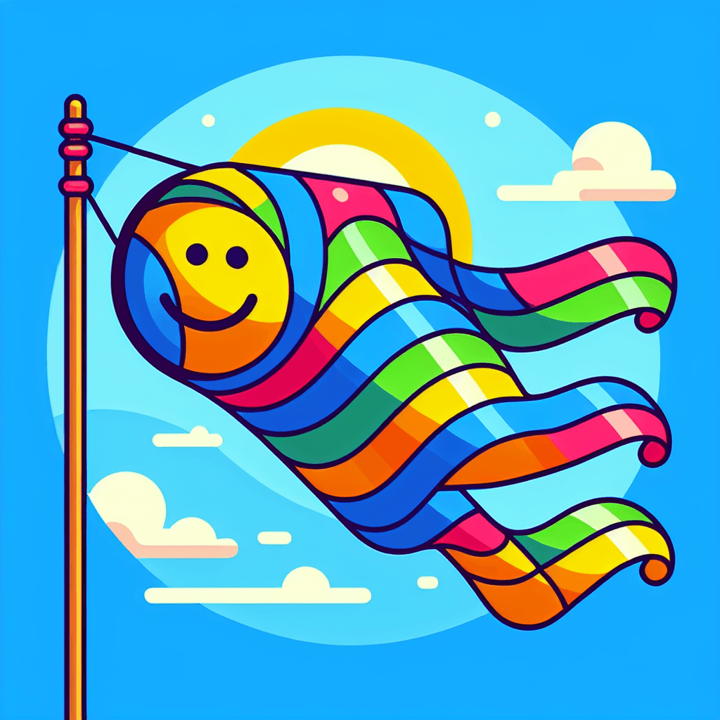 Whimsical Windsock DIY Paint By Numbers