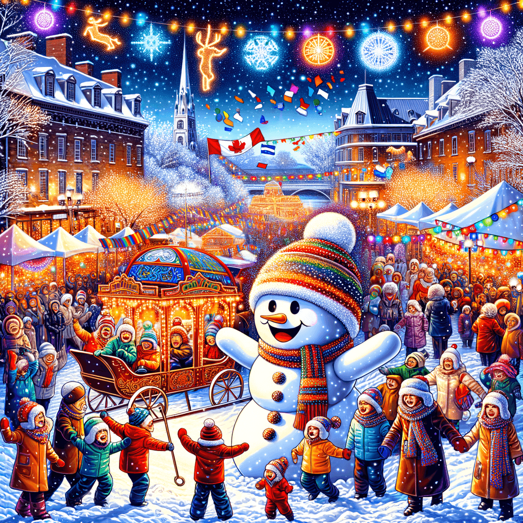 Carnaval De Quebec - Canada Numbered Painting Kits