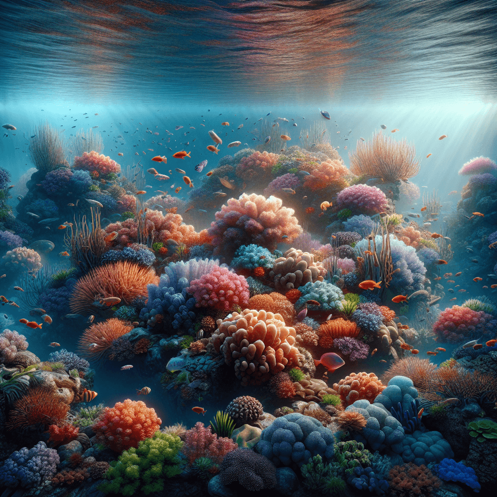 Underwater Serenity Oasis Painting Number Kit