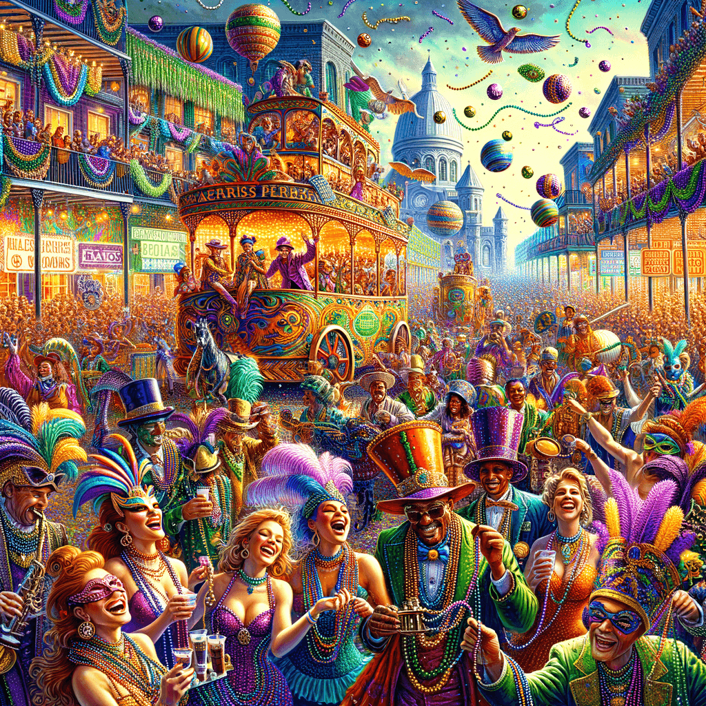 The New Orleans Mardi Gras Paint By Number