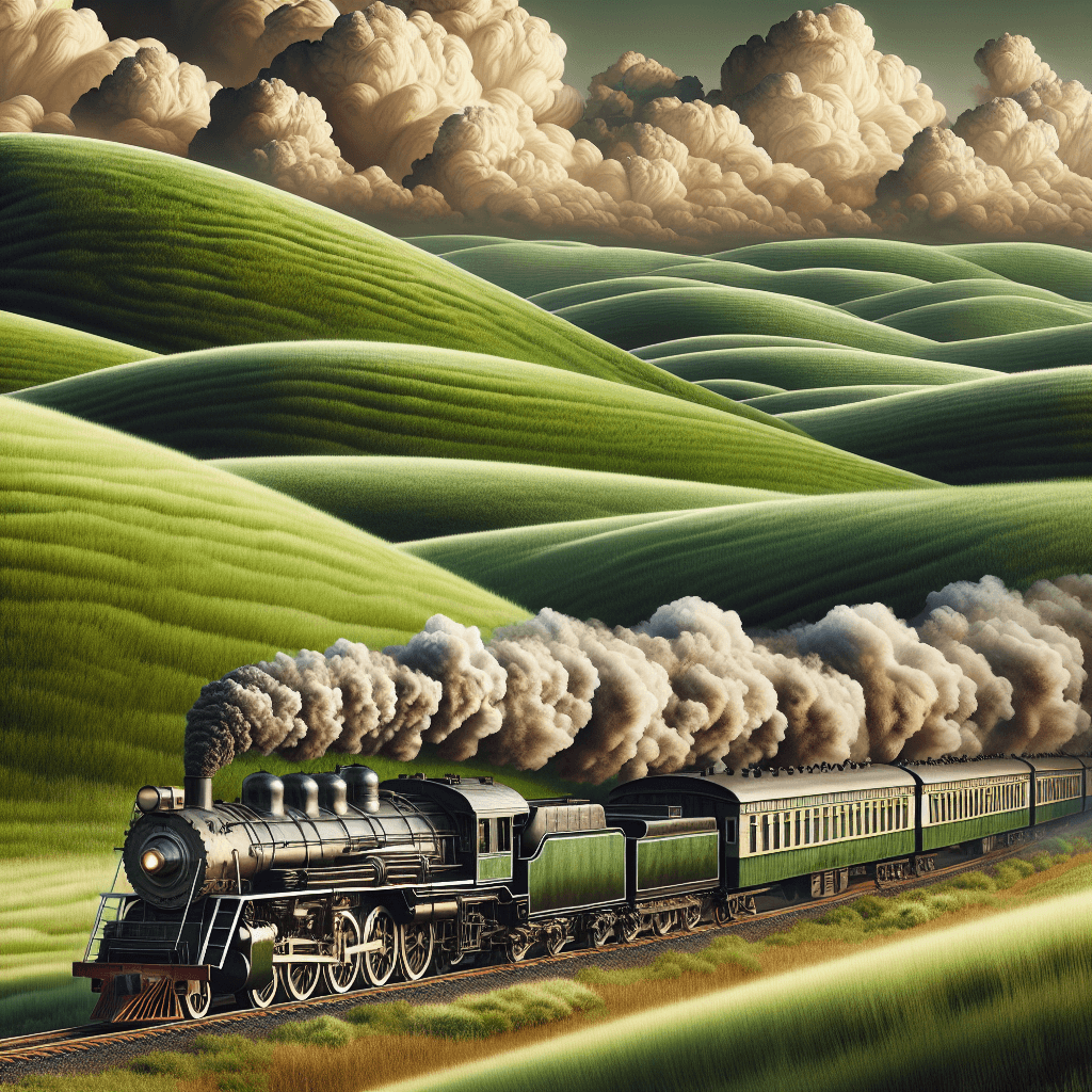Vintage Train Excursion Numbered Painting Kits